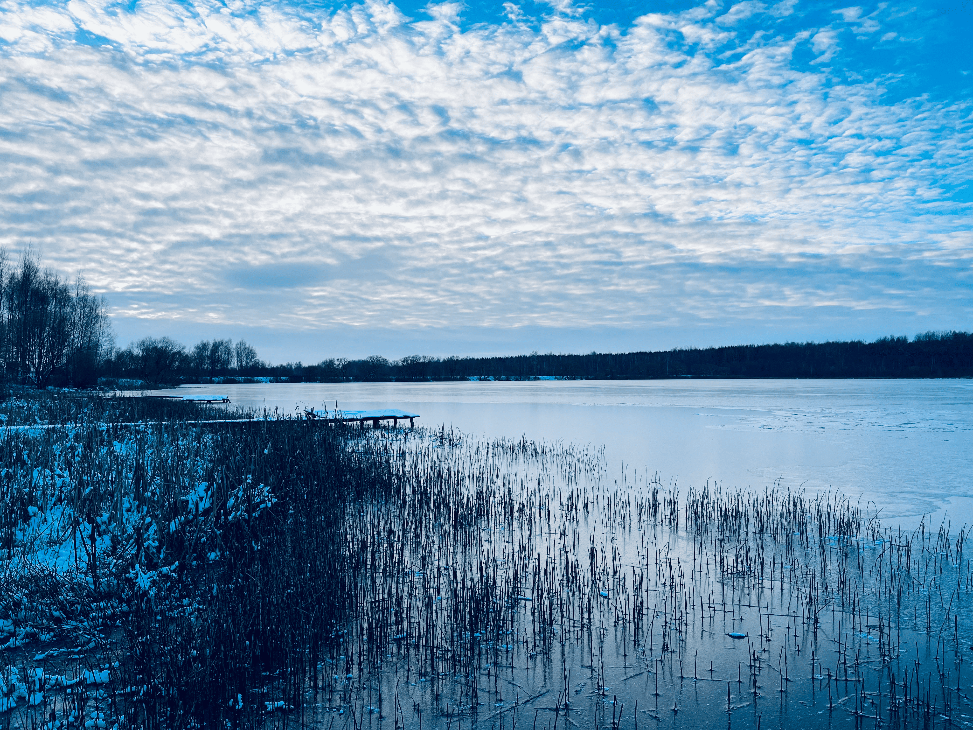 Jezioro na Białorusi